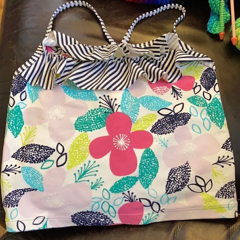 Gymboree Girls Swim Top Size M (7-8)